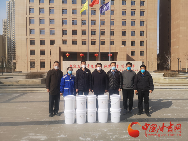 【甘肅全民戰(zhàn)“疫”】暖心！民革蘭州市委會捐助首批1噸防疫物資（圖）