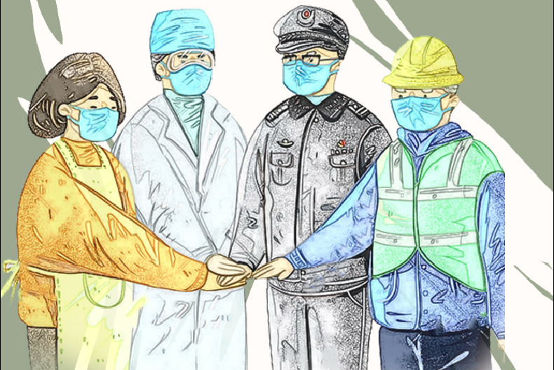 手繪長圖|甘肅戰(zhàn)“疫”故事，“硬核”之下的溫情