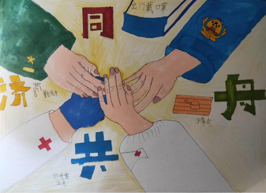 “疫情當(dāng)前，孩子們有‘畫’說”作品展播（三十八）