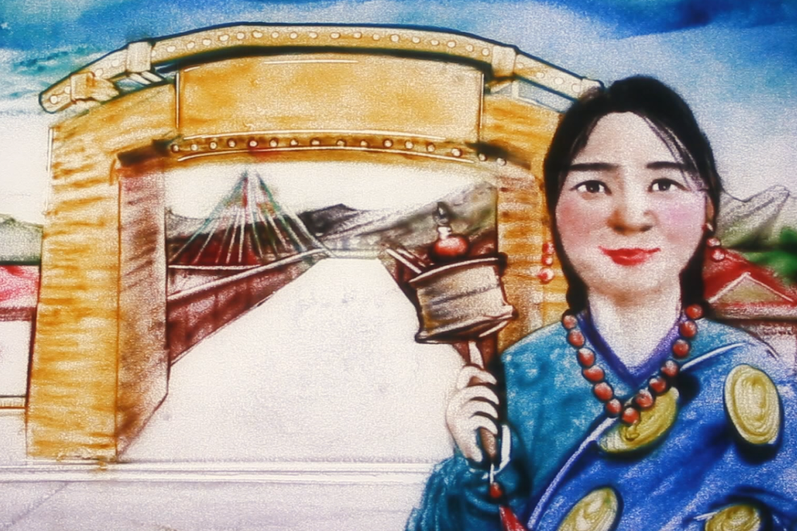 沙畫|奮力追夢(mèng)！2020決戰(zhàn)脫貧攻堅(jiān)“甘肅卷”