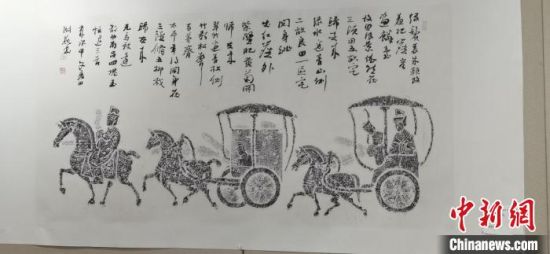 圖為傳拓作品?！〈蘖?攝