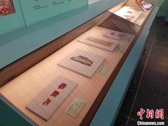 圖為展覽現場。　敦煌研究院供圖