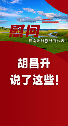  圖解|慰問甘南州各族各界代表 胡昌升說(shuō)了這些！